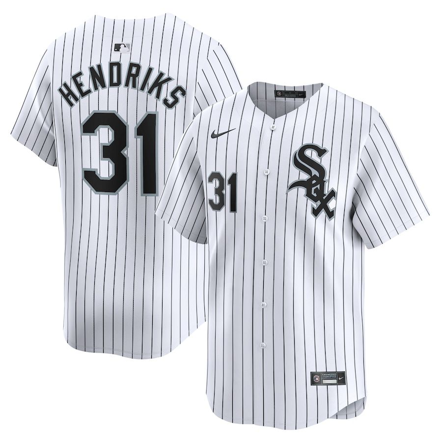 Men Chicago White Sox #31 Liam Hendriks Nike White Home Limited Player MLB Jersey->->MLB Jersey